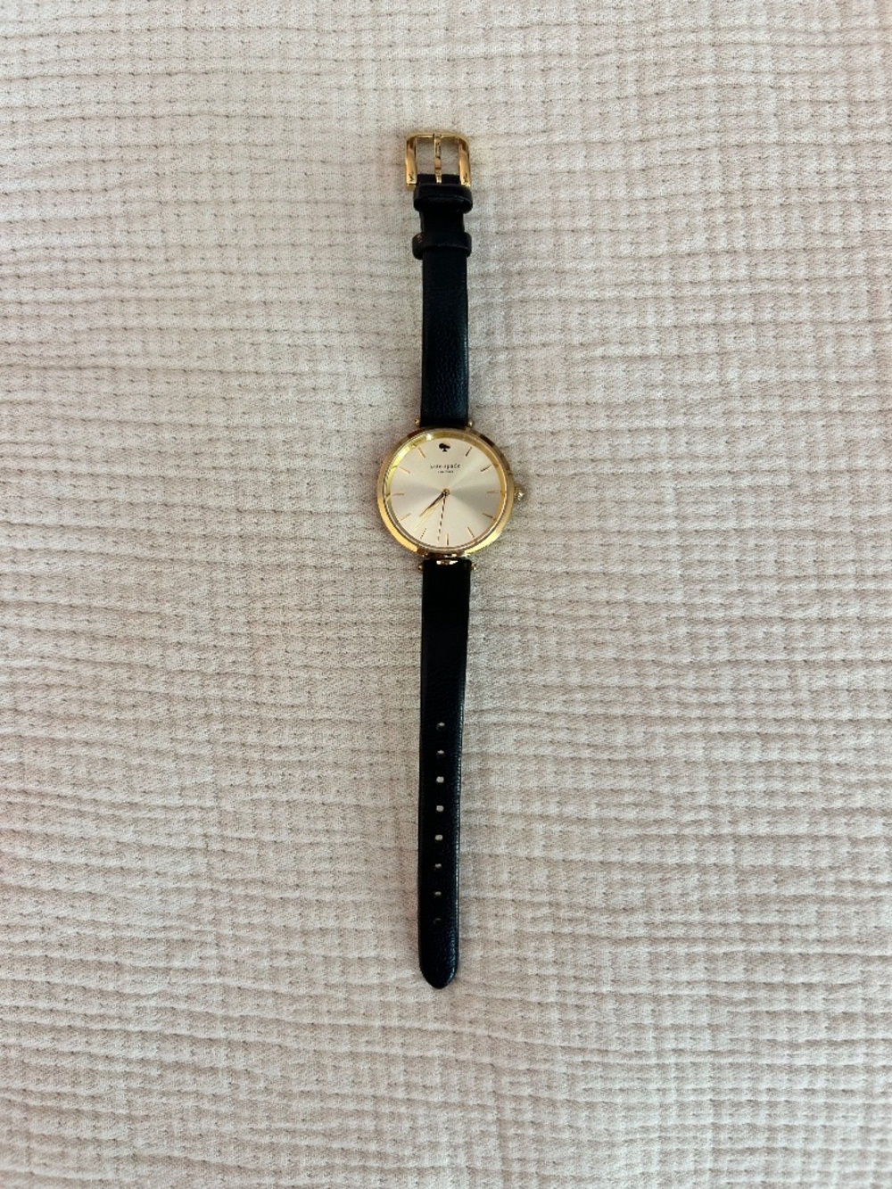 Kate spade gold and black watch